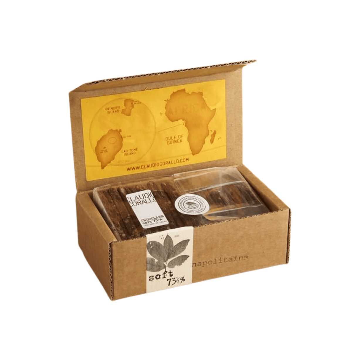 Soft 73,5% c/Nibs de cacau Cláudio Corallo 160gr
