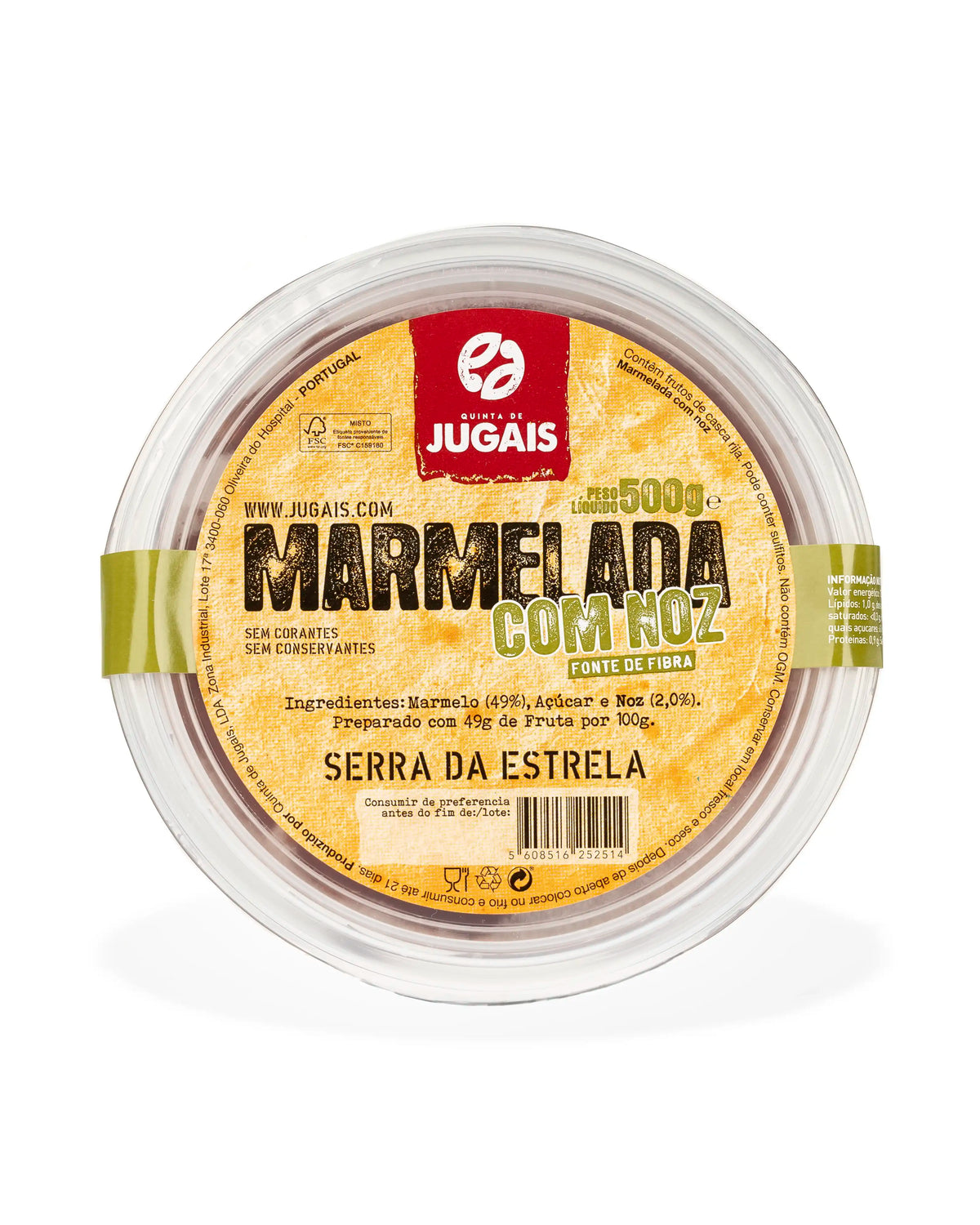 Marmelada com Noz Quinta de Jugais 500 g