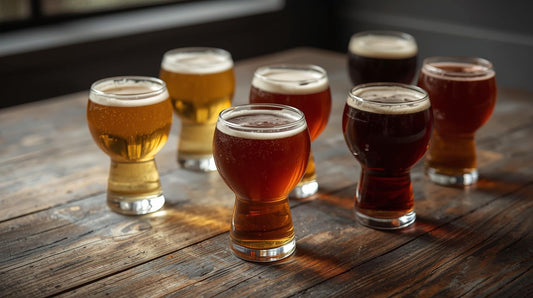 cerveja artesanal portuguesa com diferentes estilos de cerveja