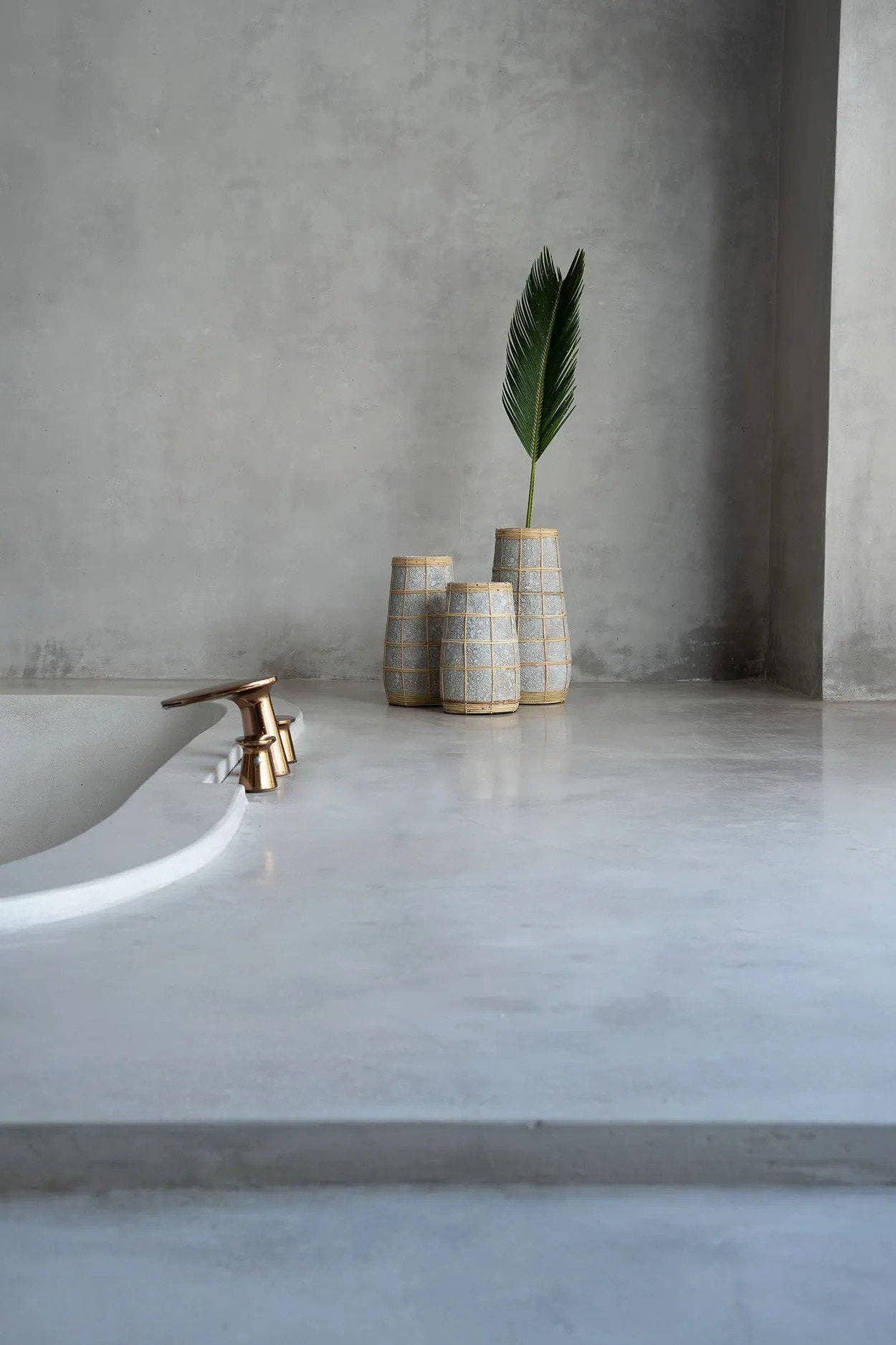 Vaso Cutie - Concreto Natural - M