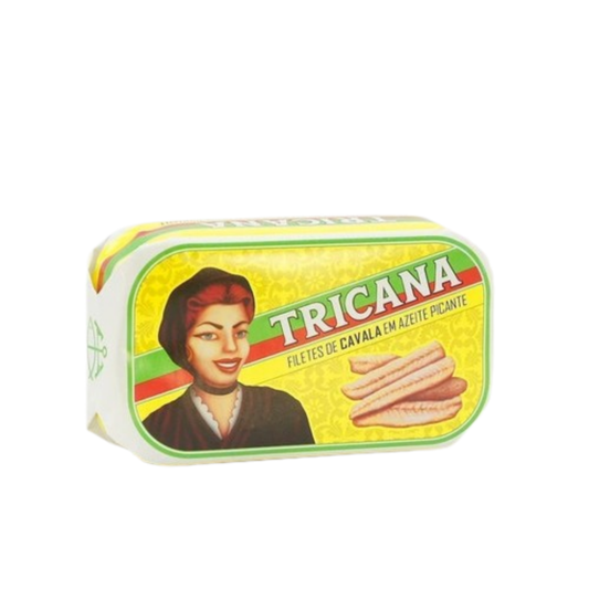 Tricana filetes cavala em azeite picante
