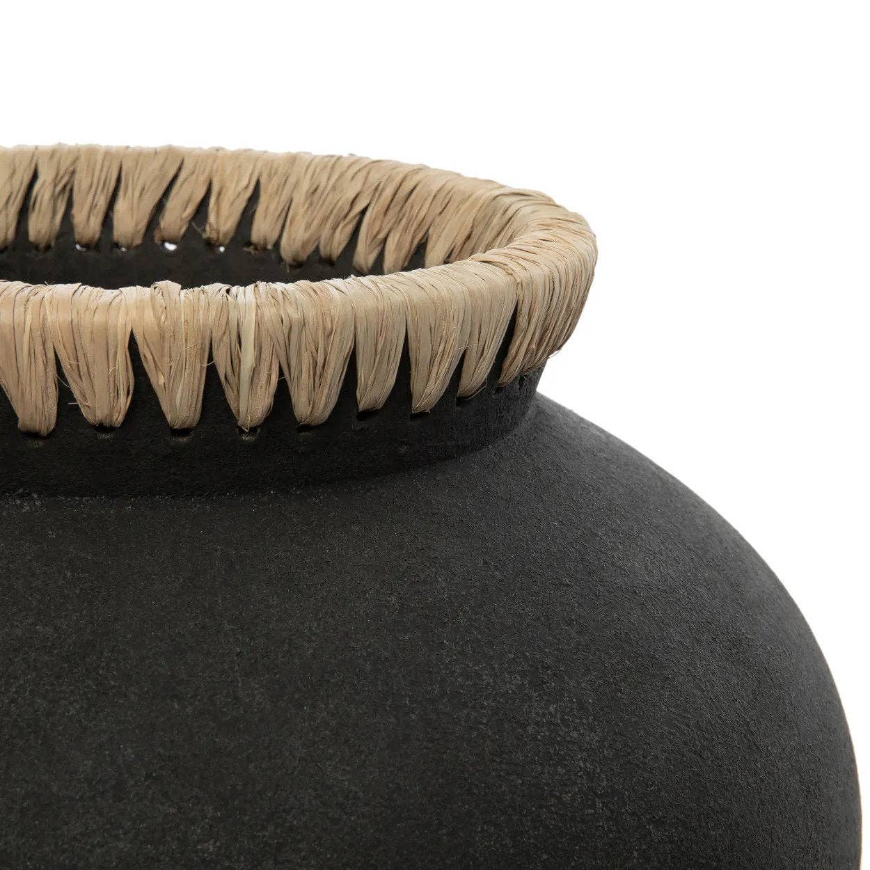 Vaso Styly - Preto Natural - Grande
