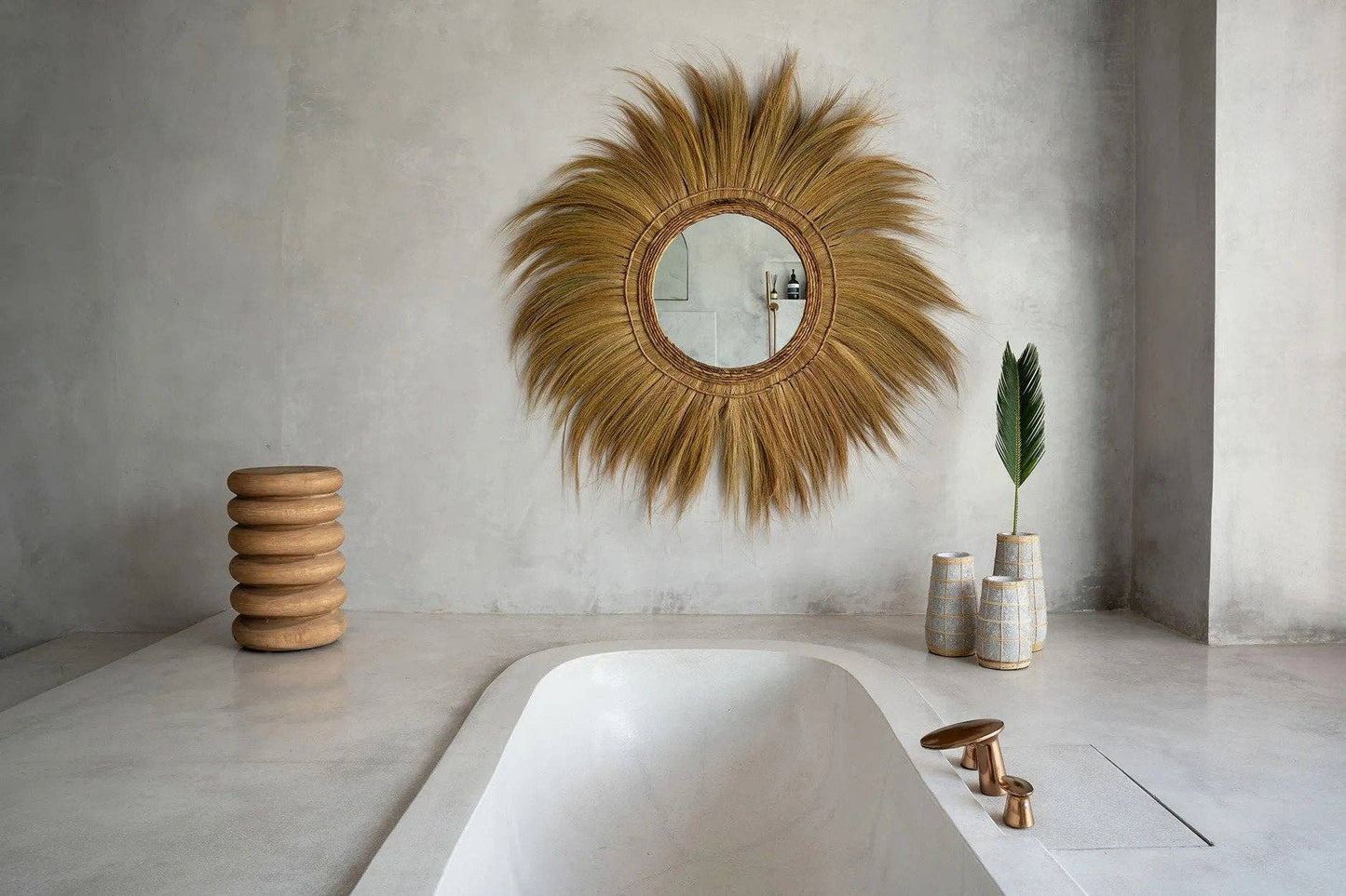 Vaso Cutie - Concreto Natural - M