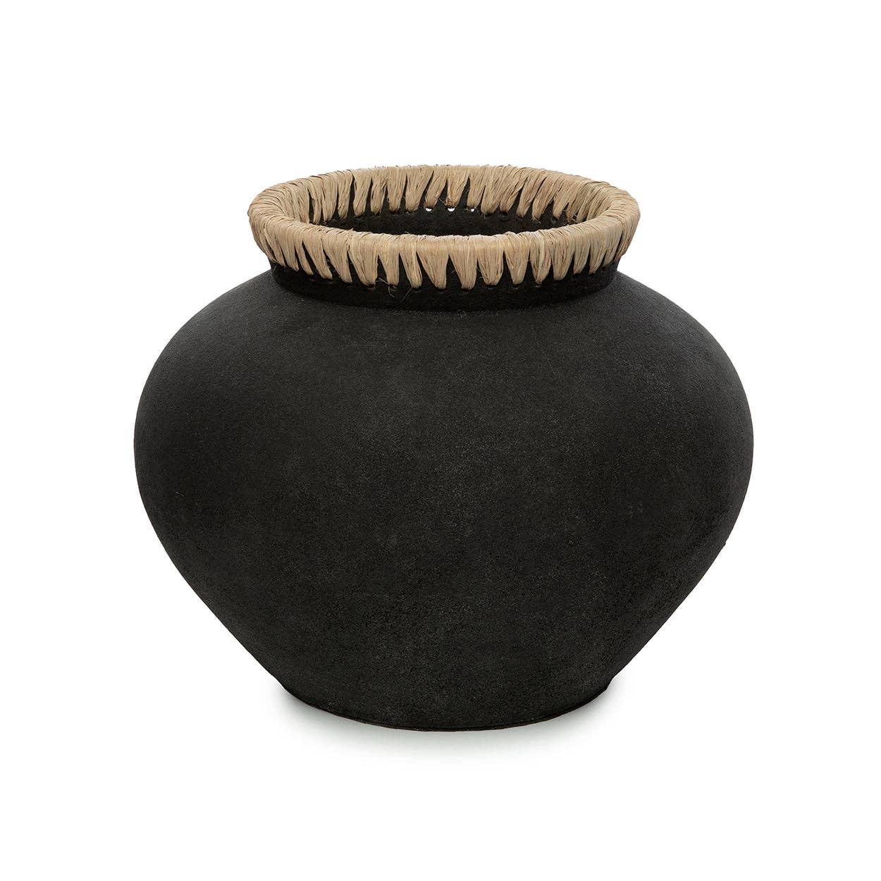 Vaso Styly - Preto Natural - Grande