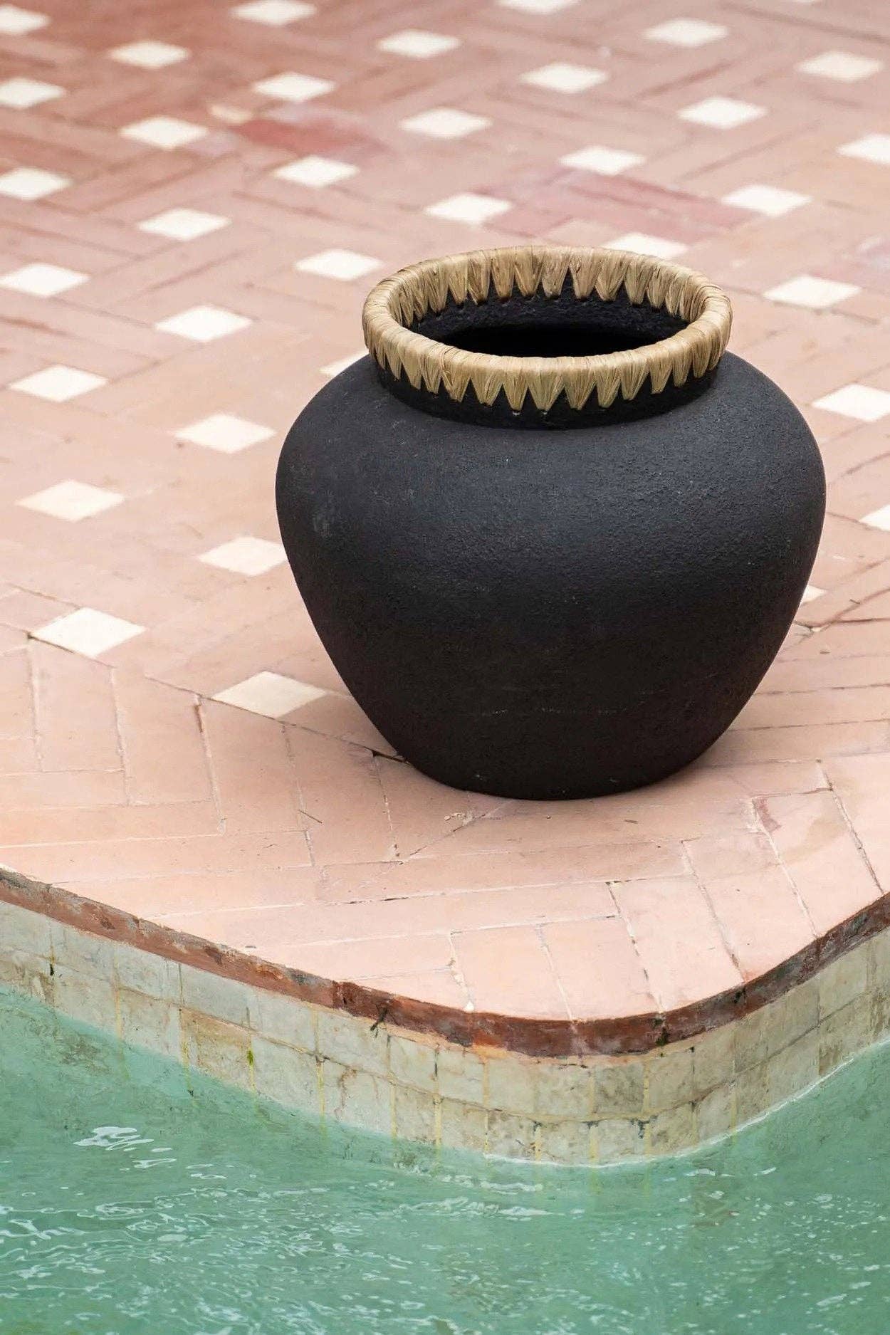 Vaso Styly - Preto Natural - Grande