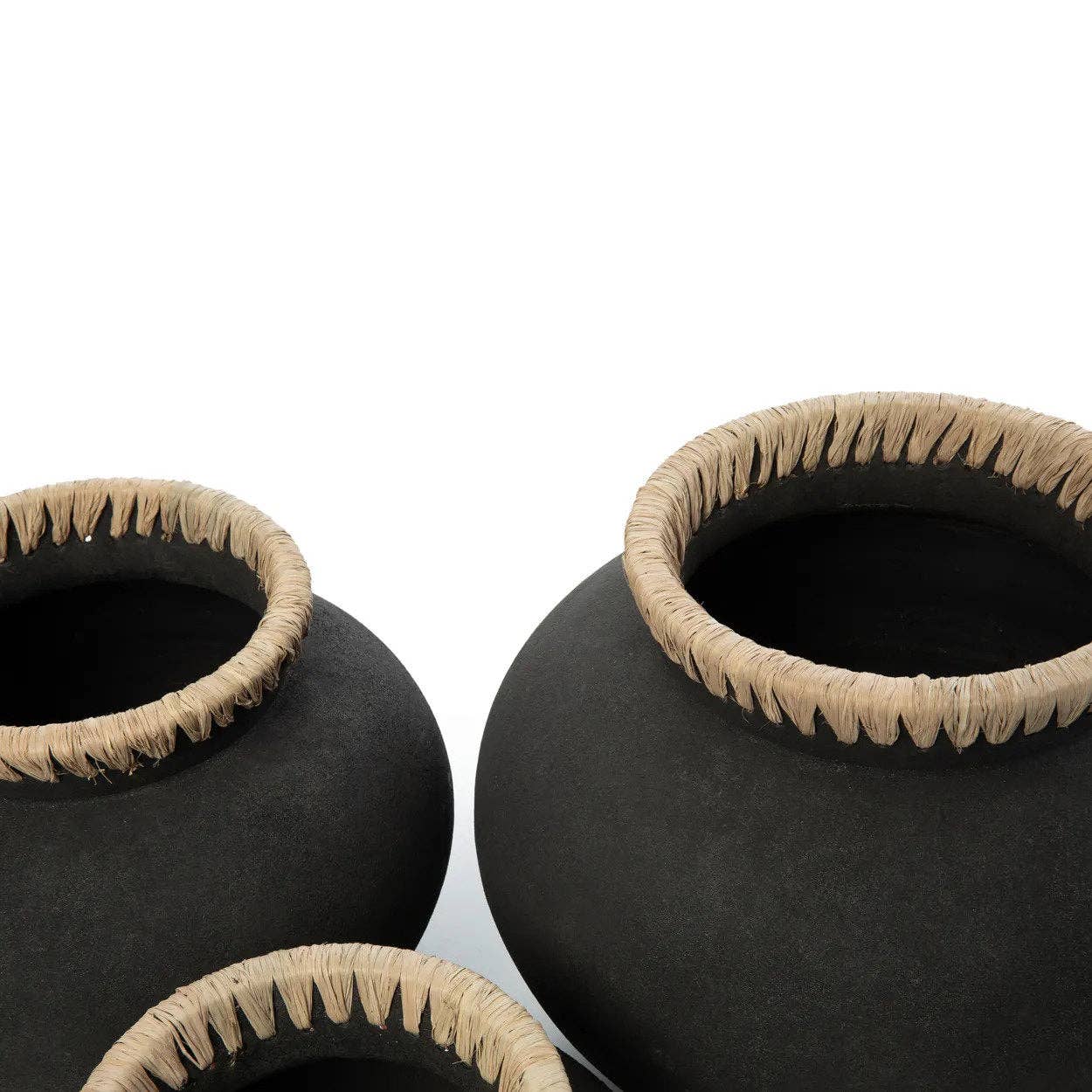 Vaso Styly - Preto Natural - Grande